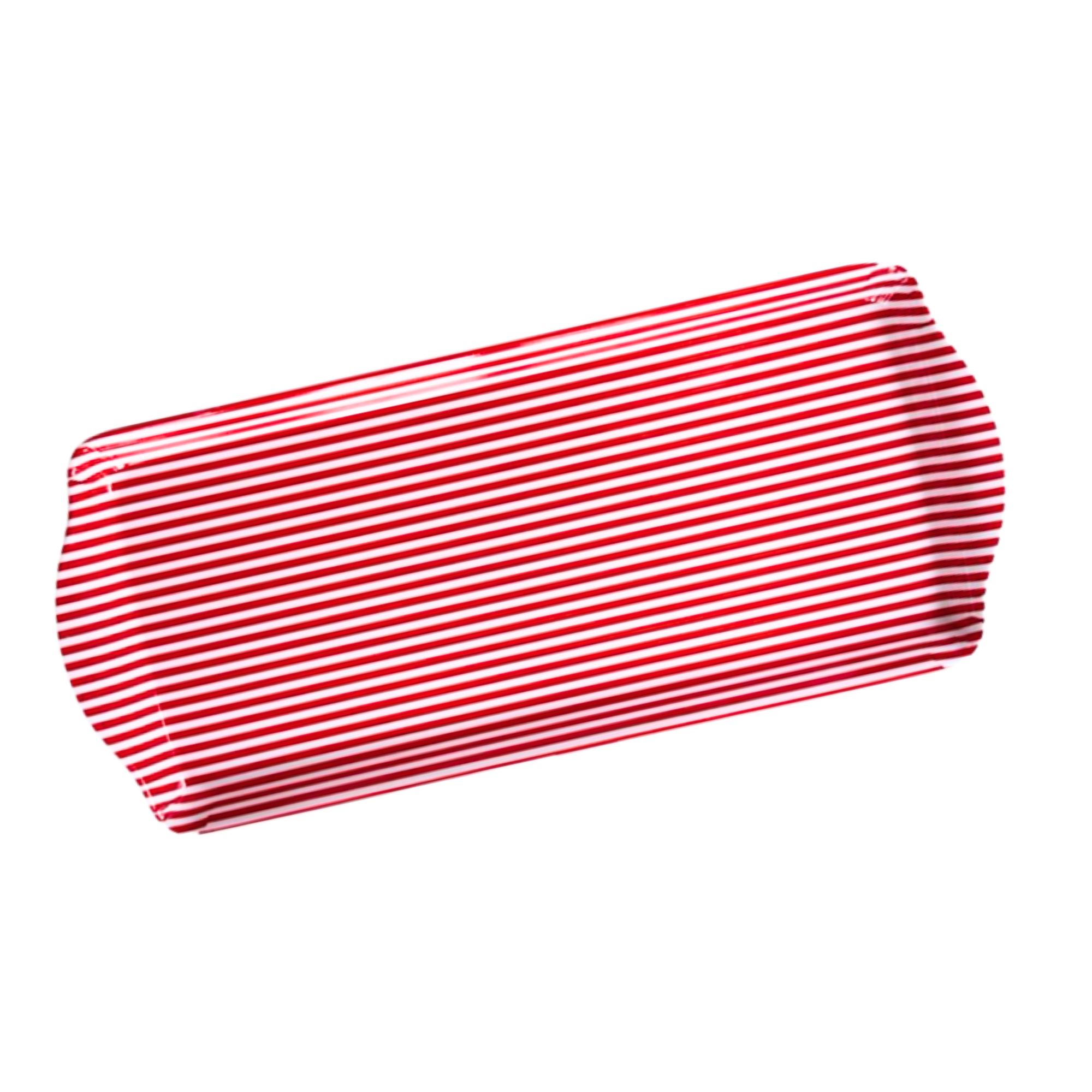 Red Stripe Melamine Multi Purpose Party Tray for Appetizers & Desserts