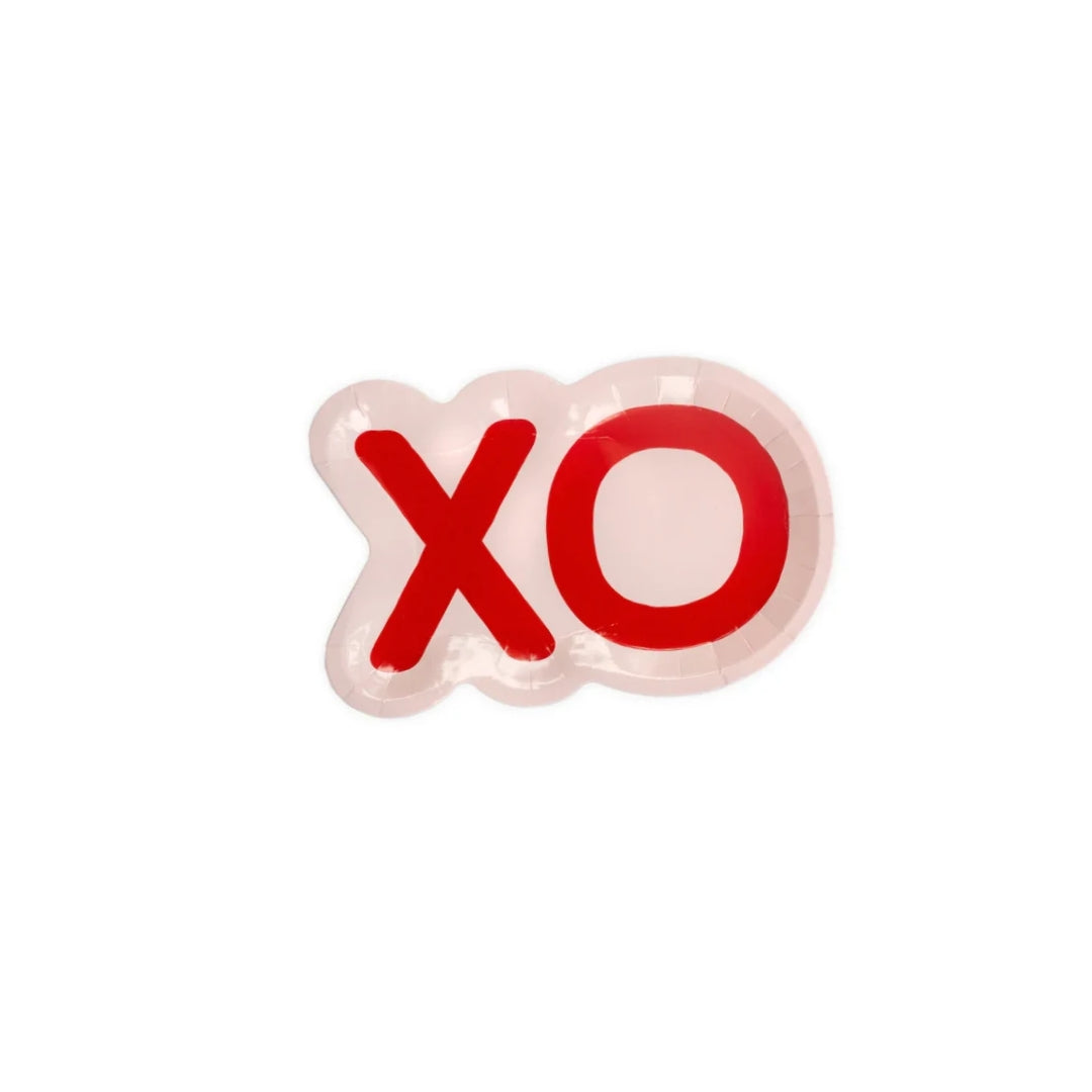 XOXO Shaped Valentine’s Day Plates – Perfect for Party Treats & Snacks