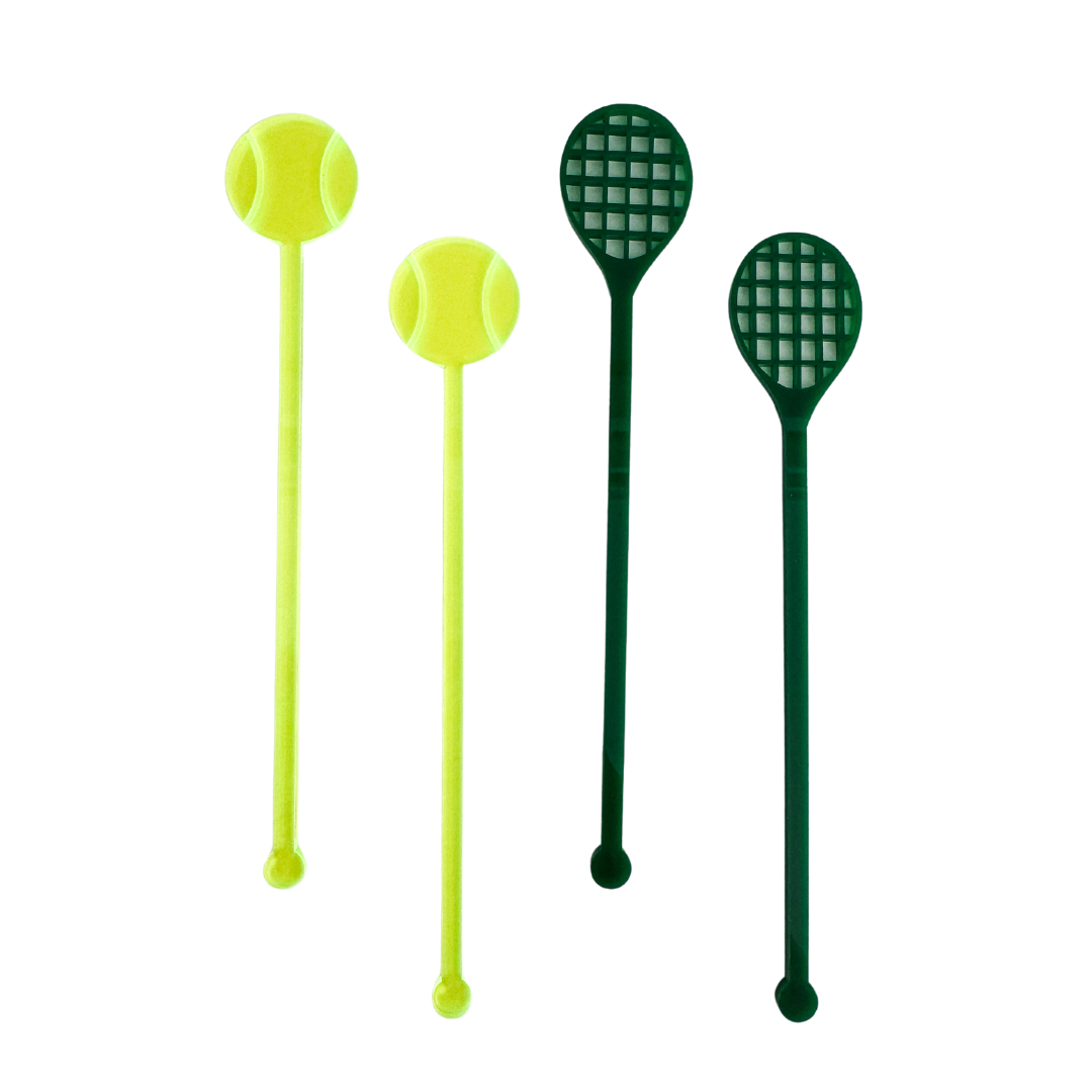 Tennis Acrylic Stir Sticks