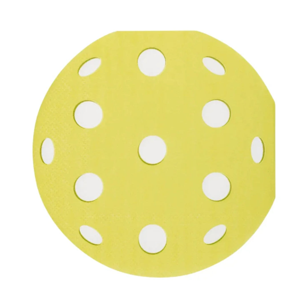 Yellow & Green Pickleball Party Napkins – Fun for Any Gathering