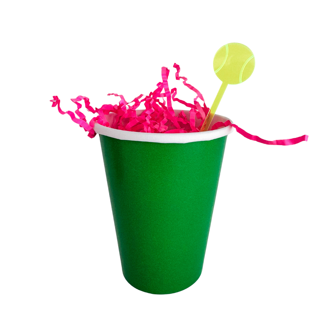 Tennis Acrylic Stir Sticks