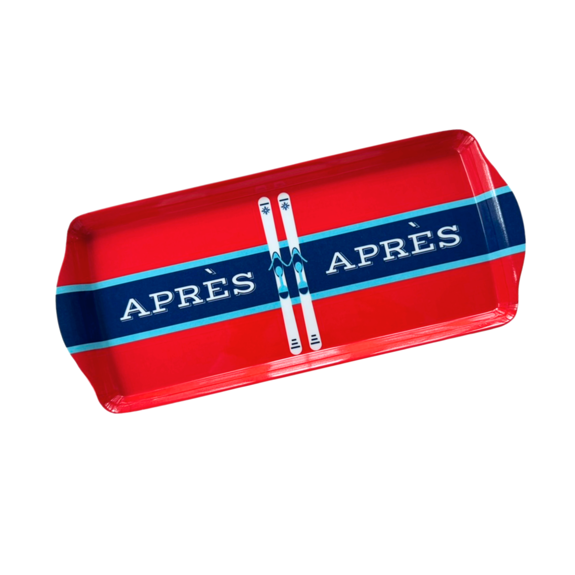 Aprés Ski Melamine Serving Tray for Appetizers & Desserts