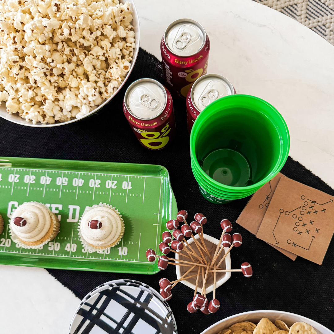 Football Reusable Snack Serving Chip Bowl