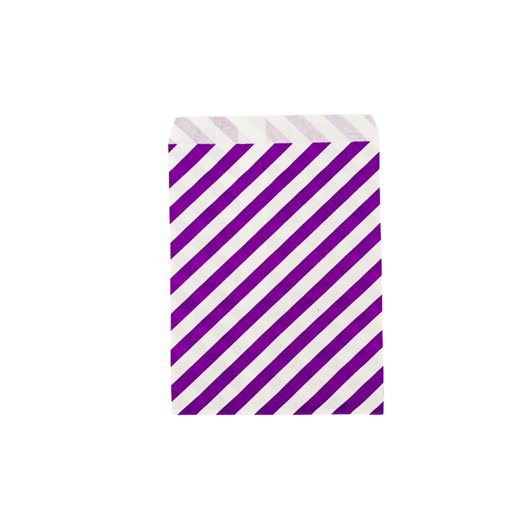 Purple Paper Treat Bags  The Party Shack