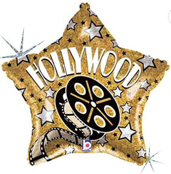 19 HOLLYWOOD STAR MOVIE REEL BALLOON GREAT FOR OSCARS MOVIE PARTY